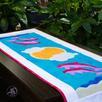 Quilted Applique Beach Dolphin Summer Table Runner