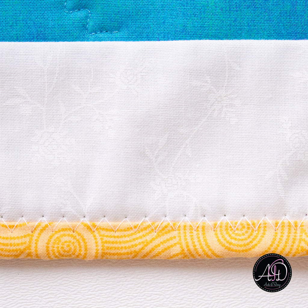 Quilted Applique Beach Dolphin Summer Table Runner