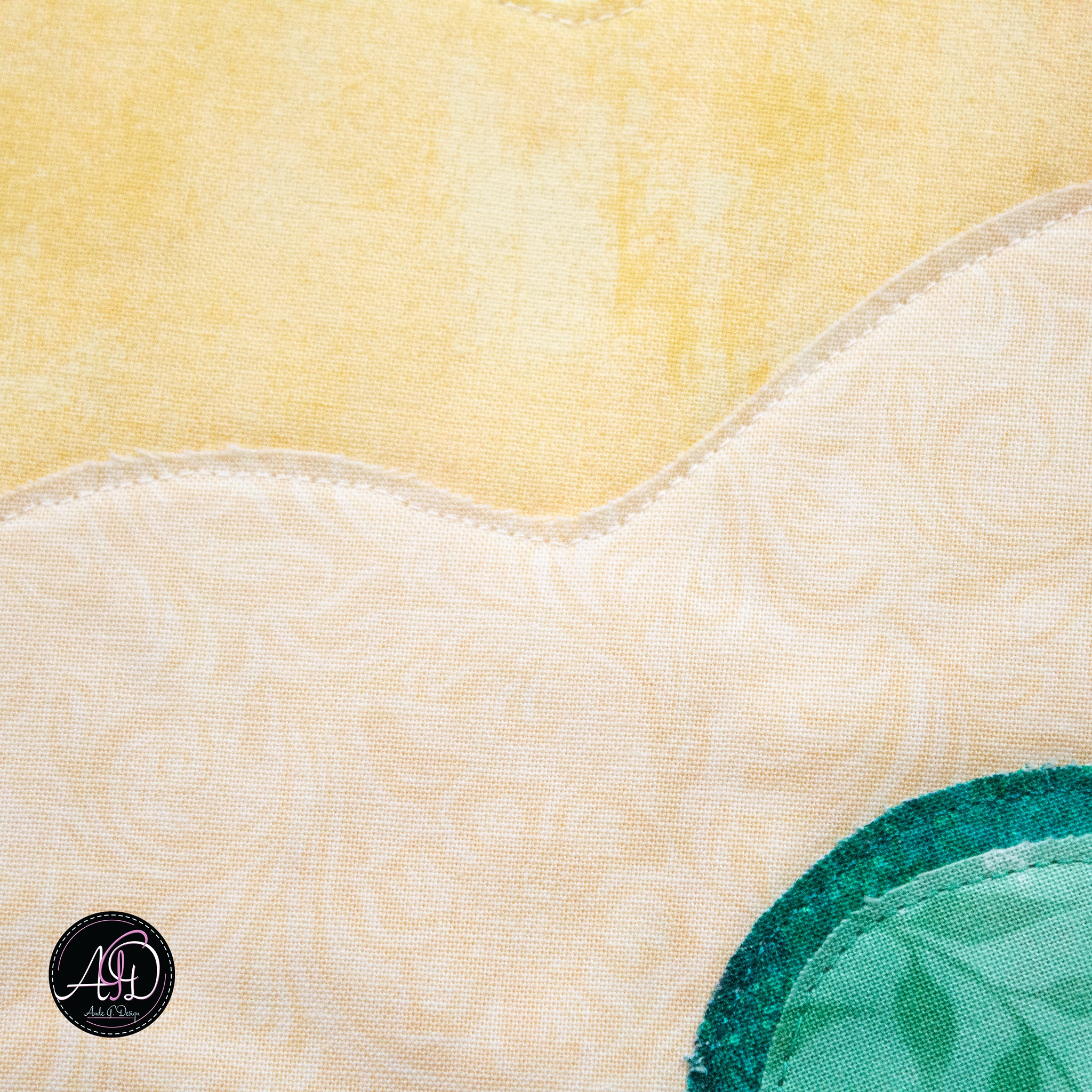 Quilted Applique Beach Flip Flop Summer Table Runner