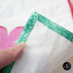Quilted Applique Beach Flower Summer Table Runner