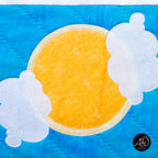 Quilted Applique Beach Sailboat Summer Table Runner