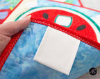 Quilted Applique Beach Watermelon House Wall Hanging