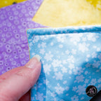 Spring Quilted Table Runner Yellow Pinwheel
