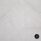 Spring Quilted Table Runner Brown Pinwheel