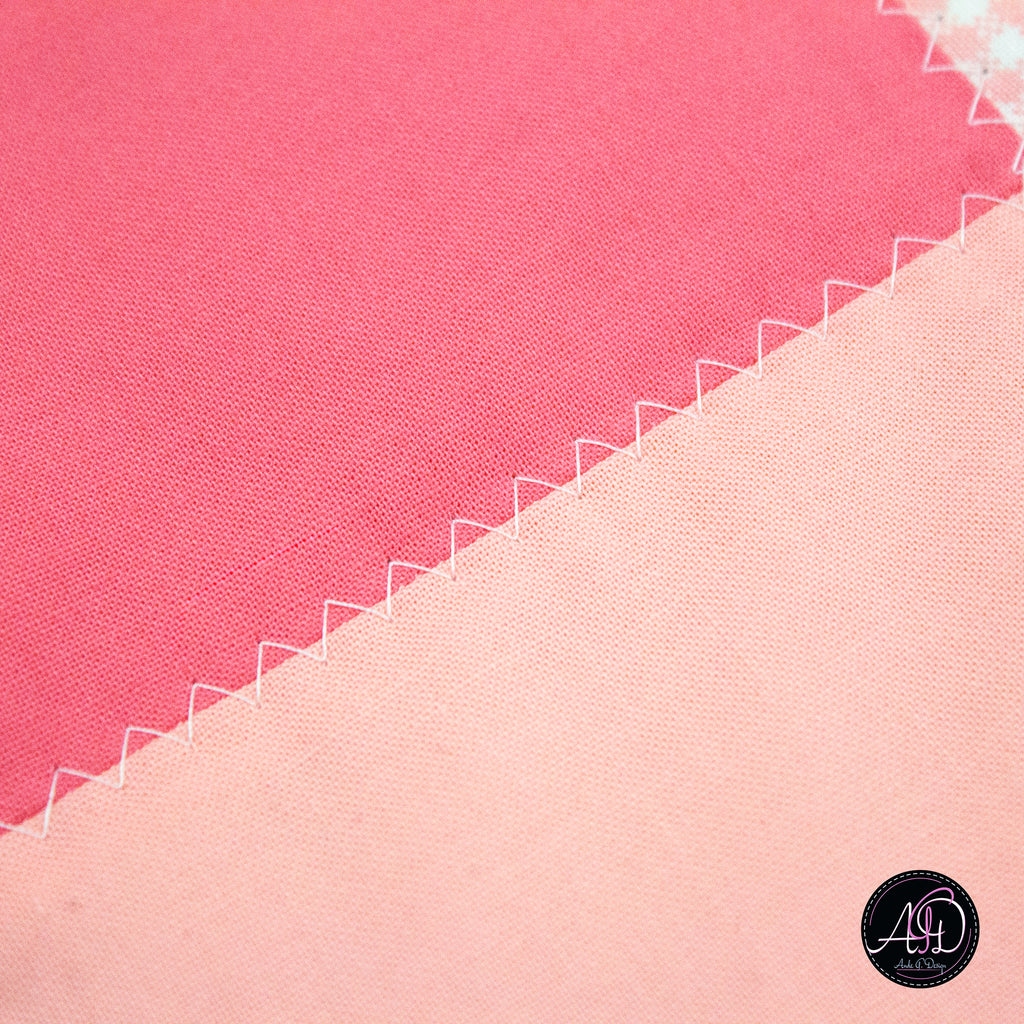 Spring Quilted Table Runner Pink Pinwheel