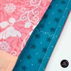 Spring Quilted Table Runner Pink Pinwheel