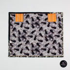 Gray Cravel Vampire's House Halloween Quilted Wall Hanging | Applique Wall Hanging