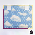 Purple Garden House Spring Quilted Wall Hanging | Applique Wall Hanging