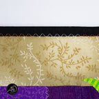 Purple Waybel Witch's Cauldron Halloween Quilted Table Runner | Applique Table Runner