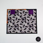 Red Grembles Graveyard House Halloween Quilted Wall Hanging | Applique Wall Hanging