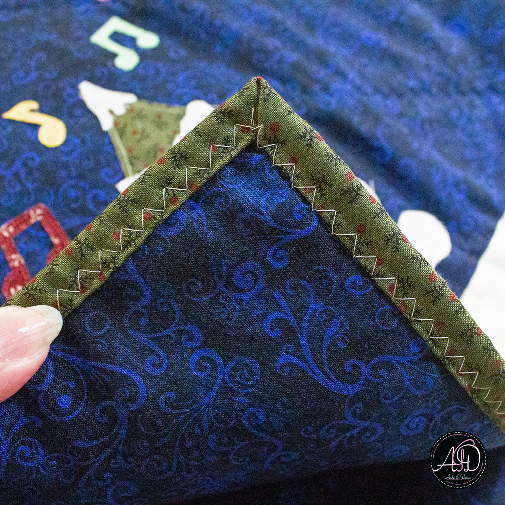 Christmas Carolers Applique Quilted Table Runner | Christmas Table Decor
