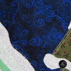 Santa's House Christmas Applique Quilted Wall Hanging