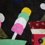 Christmas Train Applique Quilted Wall Hanging