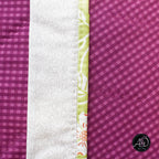 Purple Tulip Spring Quilted Applique Table Runner