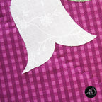 Purple Tulip Spring Quilted Applique Table Runner