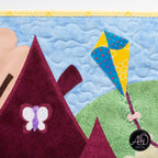 Red Kite House Spring Quilted Wall Hanging | Applique Wall Hanging