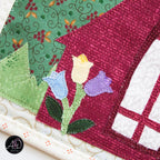 Red Kite House Spring Quilted Wall Hanging | Applique Wall Hanging