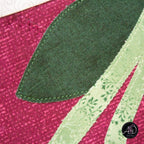 Red Floral Spring Applique Quilted Table Runner