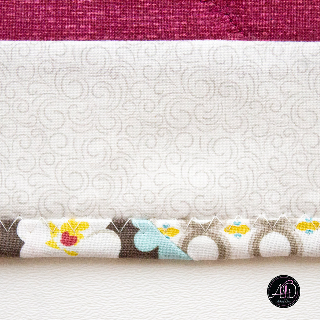 Red Floral Spring Applique Quilted Table Runner