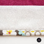 Red Floral Spring Applique Quilted Table Runner