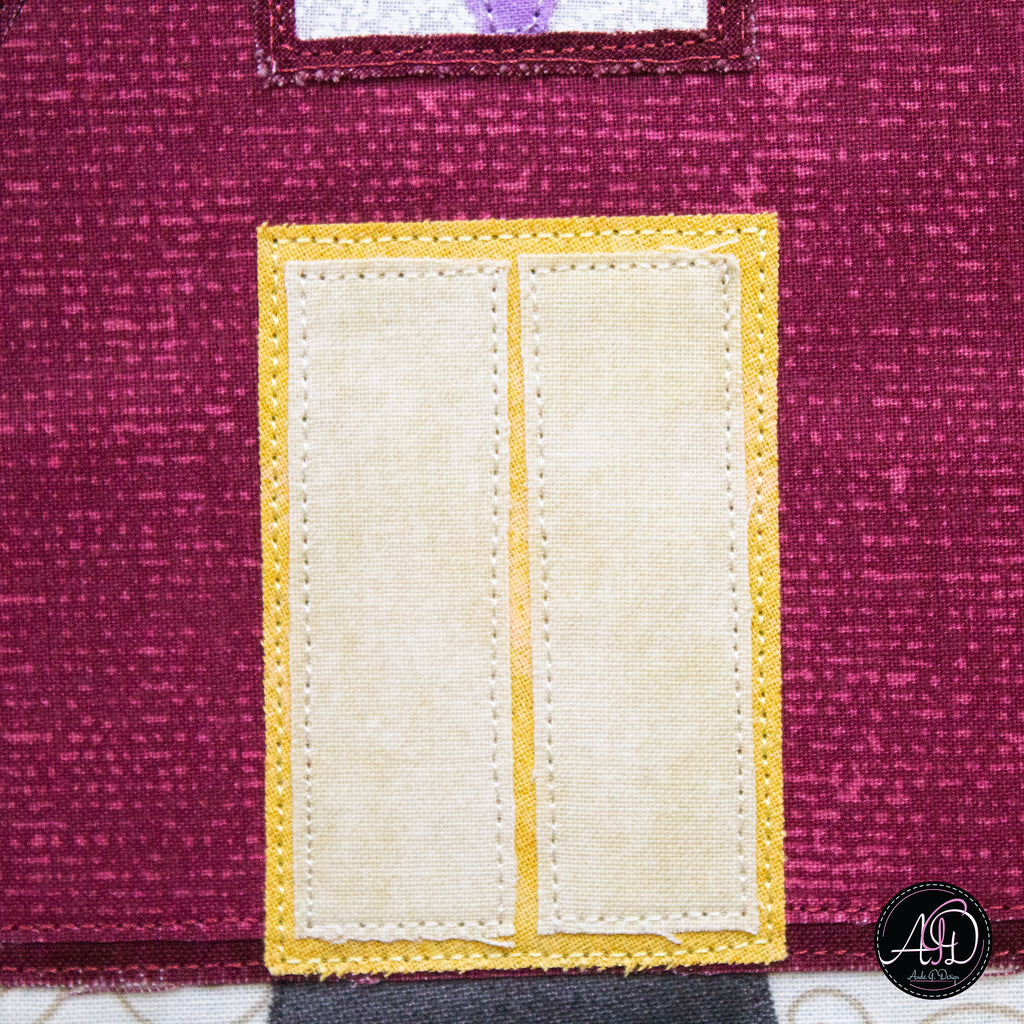 Yellow Barn House Spring Quilted Wall Hanging | Applique Wall Hanging