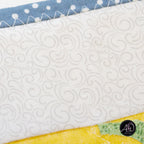 Yellow Floral Spring Applique Quilted Table Runner