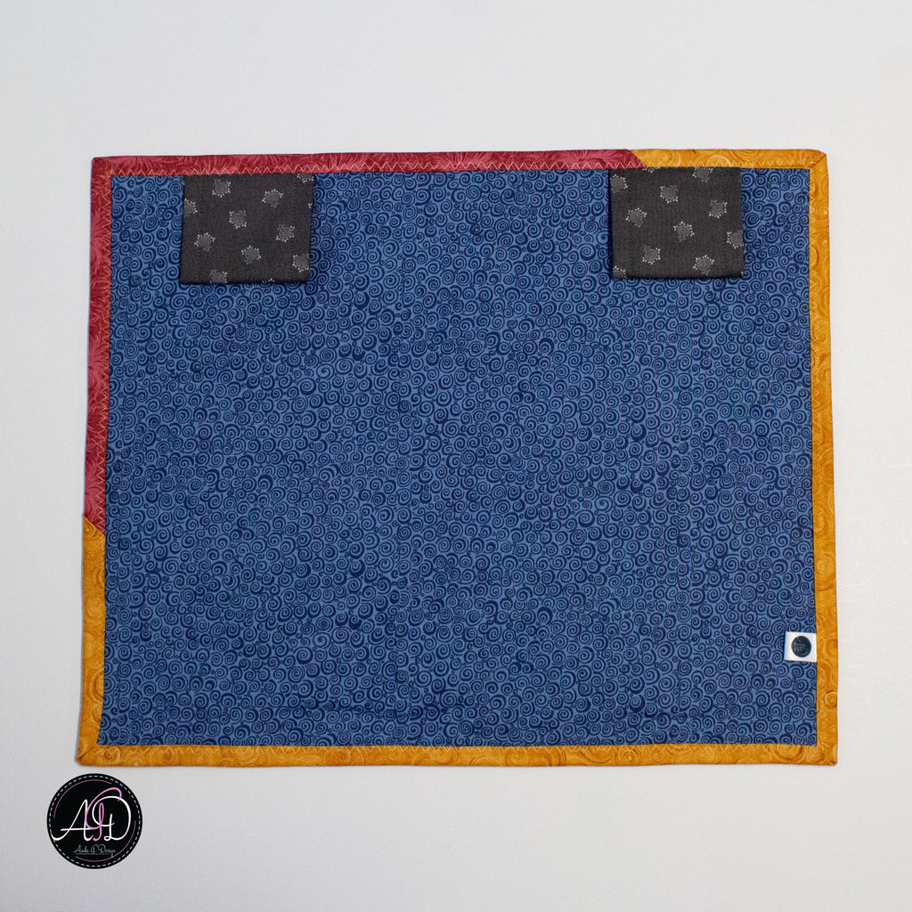 Autumn Acorn House Quilted Applique Wall Hanging