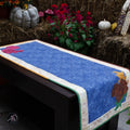 Autumn Acorn and Squirrel Quilted Applique Table Runner