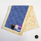 Autumn Crow and Pumpkin Quilted Applique Table Runner
