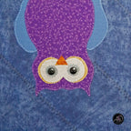 Autumn Mushroom and Owl Quilted Applique Table Runner